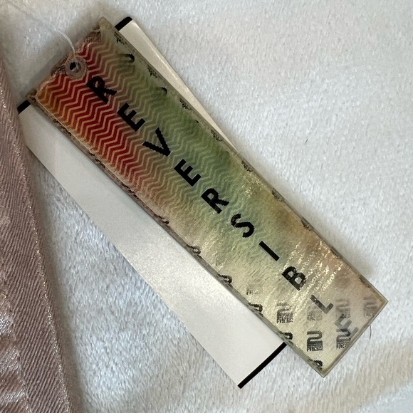 2 Faced Reversible Skinny Jeans Junior Pink Shimmer size 5 NWT - Picture 2 of 16